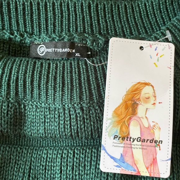 PRETTYGARDEN Women's Fall Sweater Casual Crew
Neck Pullover Long Puff Sleeve - Picture 7 of 12